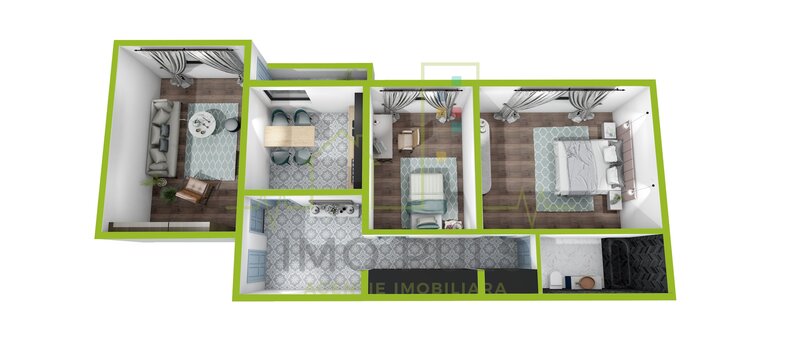 Timisoara Apartament cu 3 camere. Decomandat. Lipovei. Bloc izolat.